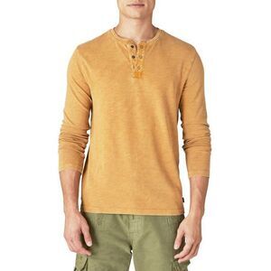 Lucky Brand Men's Weekend Slub Jersey Long Sleeve Henley T-shirt Size L